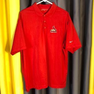 Nike Golf St Louis Cardinals Polo Shirt Mens XL Dri Fit